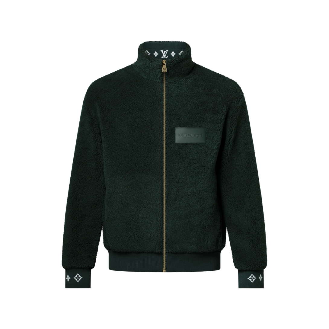 Leather Patch Fleece Blouson - Ready-to-Wear | LOUIS VUITTON
